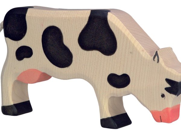 Holztiger Black Grazing Cow