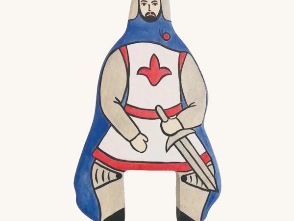 Holztiger Blue Knight With Cape Riding (Without Horse)