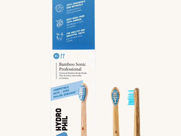 Hydrophil Bamboo Sonic Professional Replacement Brush Heads