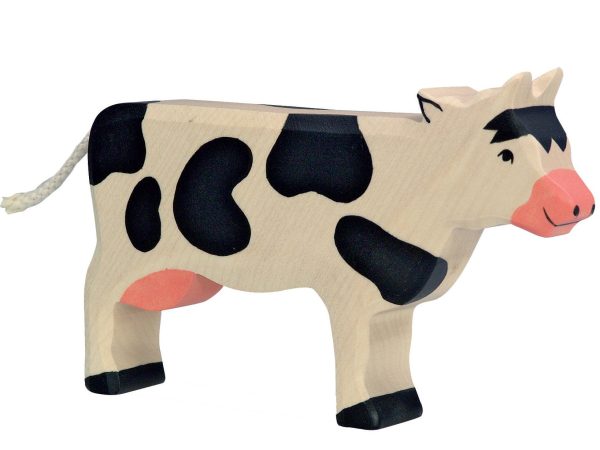 Holztiger Black Standing Cow