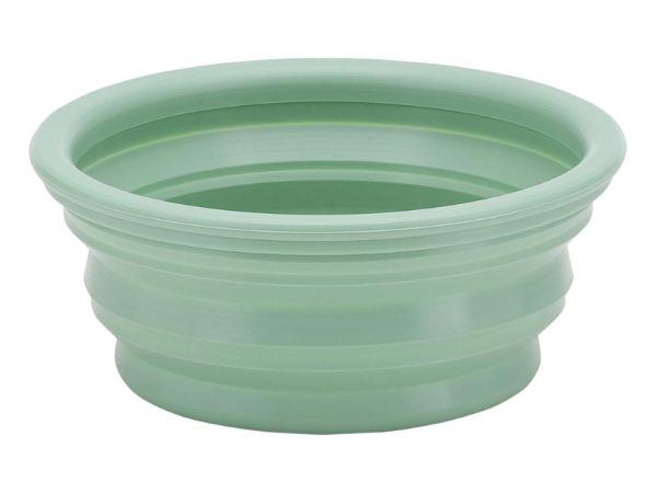 Hevea Dog Bowl On The Go - Pale Mint