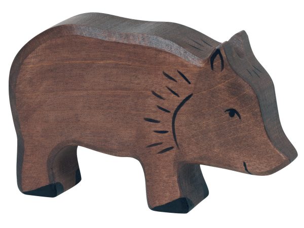Holztiger Feeding Wild Boar