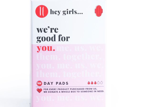 Hey Girls Bamboo Day Pads - 10 Pack