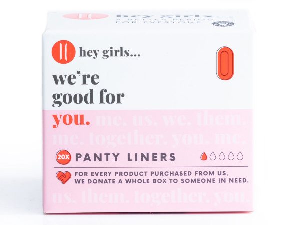 Hey Girls Bamboo Panty Liners - 20 Pack
