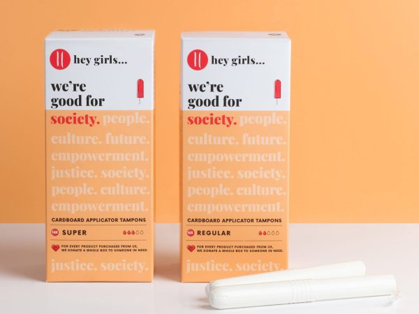 Hey Girls Cardboard Applicator Tampons - Super Absorbency