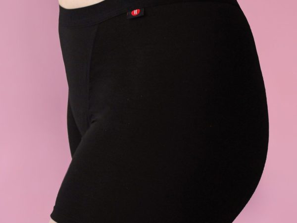 Hey Girls My Period Shorts - Black
