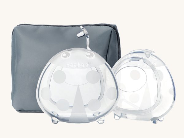 Haakaa Ladybug Breast Milk Collector 2 Pack & Storage Bag