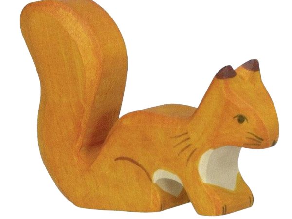 Holztiger Orange Standing Squirrel