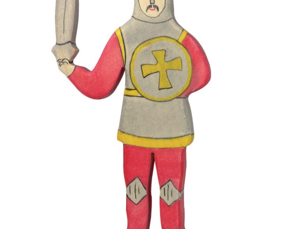 Holztiger Red Fighting Knight