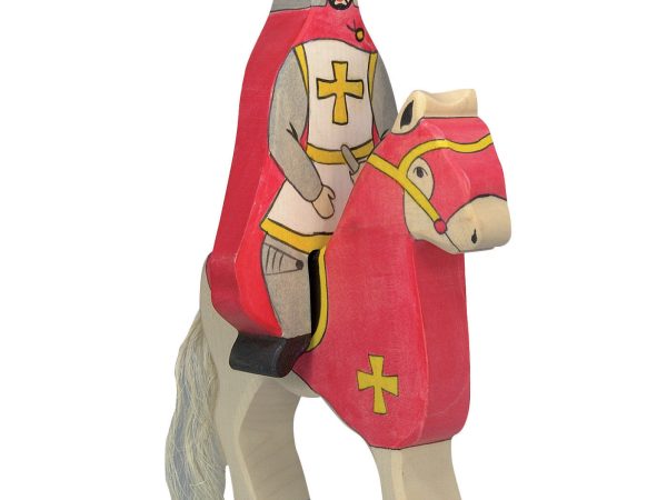 Holztiger Red Knight With Cape Riding (Without Horse)