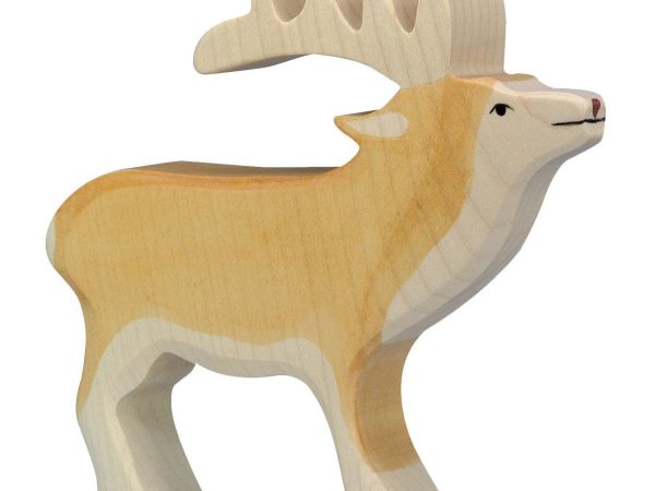 Holztiger Stag
