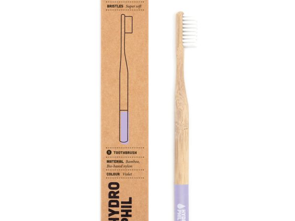 Hydrophil Super Soft Bamboo Toothbrush - Purple