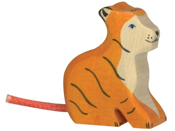 Holztiger Small Sitting Tiger
