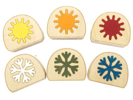 Hellion Toys Handcrafted Wooden Temperature Blobs