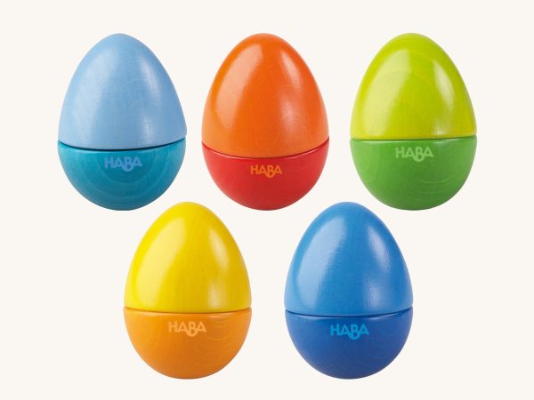 HABA Wooden Musical Eggs - Set of 5