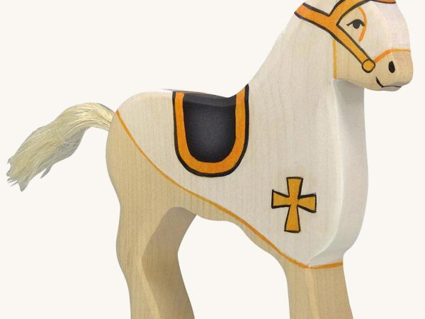 Holztiger White Tournament Horse