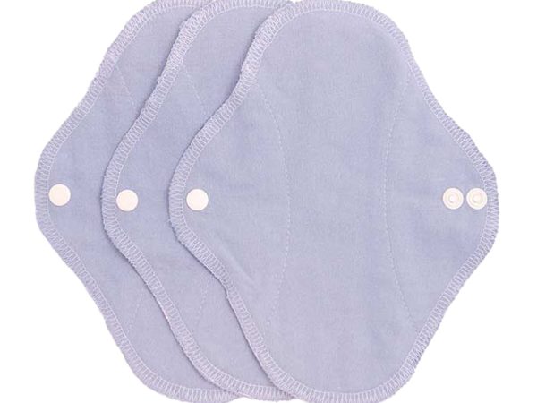 Imse Cotton Flannel Panty Liners 3 Pack - Denim Solid