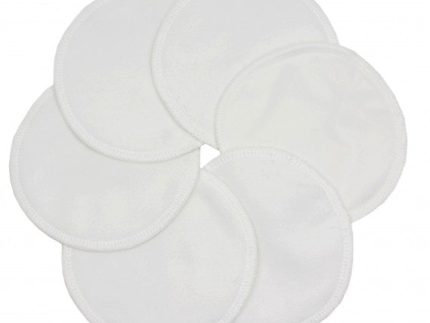 Imse Vimse Organic Stay Dry White Nursing Pads