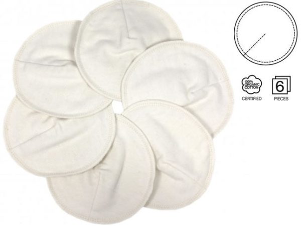 Imse Vimse Organic Cotton Nursing Pads - Natural