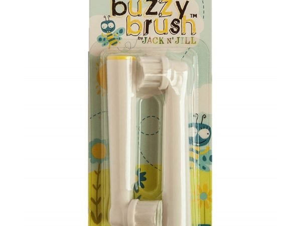 Jack N' Jill Kid's Buzzy Brush V2 Replacement Toothbrush Heads - 2 Pack