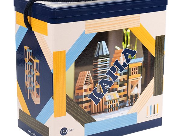 KAPLA 120 Box - Light Blue, Yellow & Green
