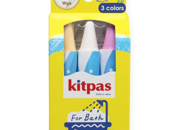 Kitpas Bath Rice Wax Crayons 3 Pack - Shell