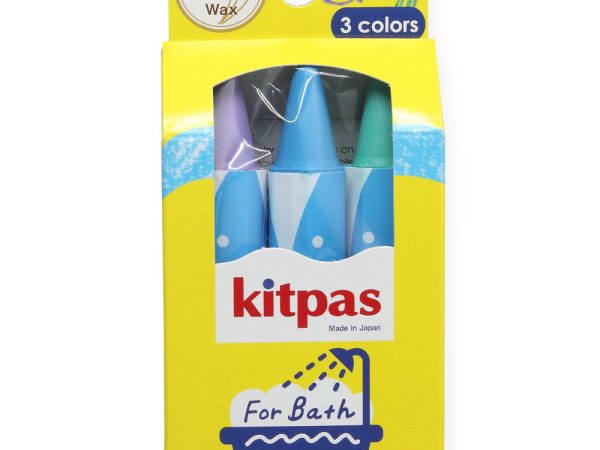 Kitpas Bath Rice Wax Crayons 3 Pack - Fish