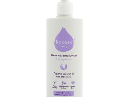 Kokoso Fragrance-Free Baby Hair & Body Wash 200ml
