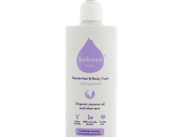 Kokoso Fragrance-Free Baby Hair & Body Wash 200ml