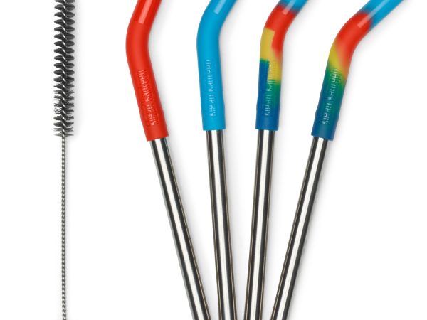 Klean Kanteen Stainless Steel Straws 4 Pack - Short