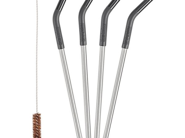 Klean Kanteen Straws 4 Pack Black