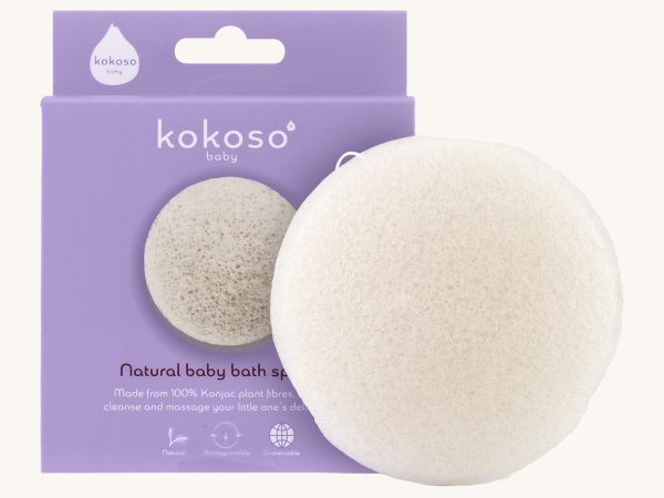 Kokoso Natural Konjac Baby Bath Sponge
