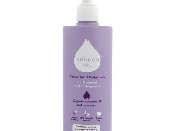 Kokoso Softly Scented Baby Hair & Body Wash 200ml