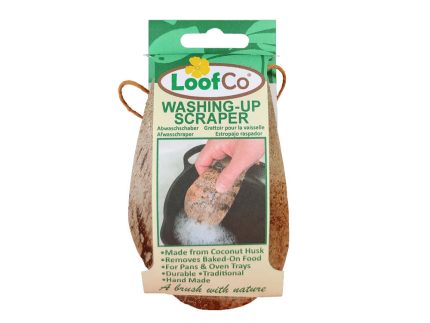LoofCo Coconut Husk Washing-Up Scraper