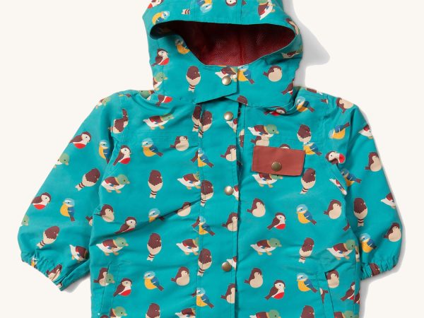LGR Garden Birds Recycled Waterproof Windbreaker Jacket