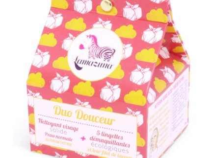 Lamazuna Gentle Face Cleanser Bar & Wipes Duo
