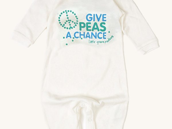 LGR Give Peas A Chance Babygrow