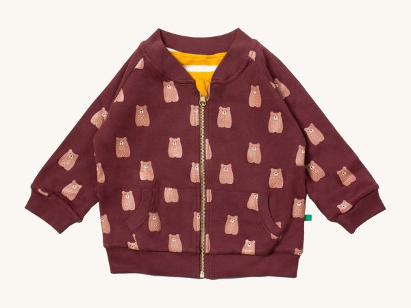 Little Green Radicals Reversible Easy Rider Jacket - Brown Bears