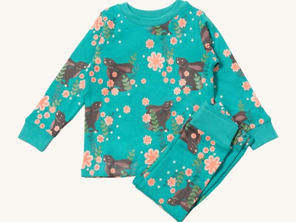 Little Green Radicals Pyjamas - Winter Rabbits