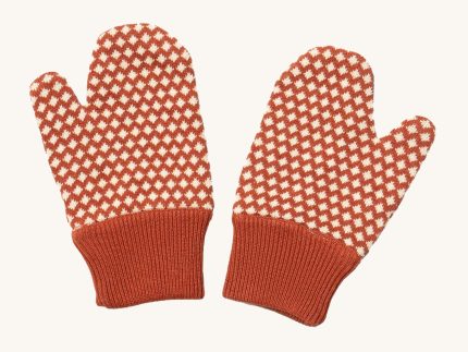Little Green Radicals Knitted Mittens - Ginger Diamond