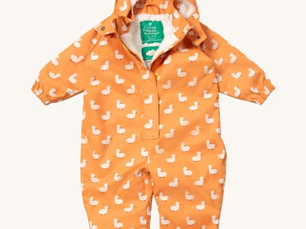 Little Green Radicals Waterproof Winter Suit - Gold Ducks