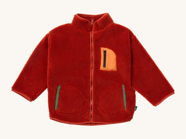 Little Green Radicals Cosy Fleece Jacket - Ginger