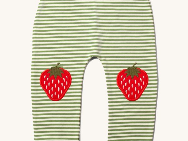 Little Green Radicals Patch Joggers - Strawberries