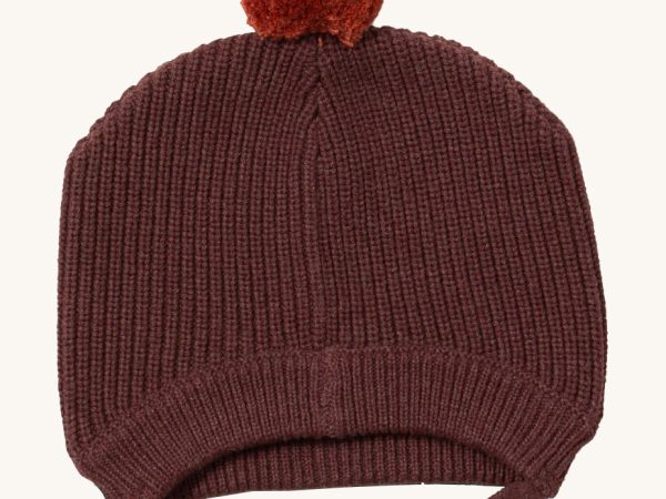 Little Green Radicals Knitted Hat - Chocolate