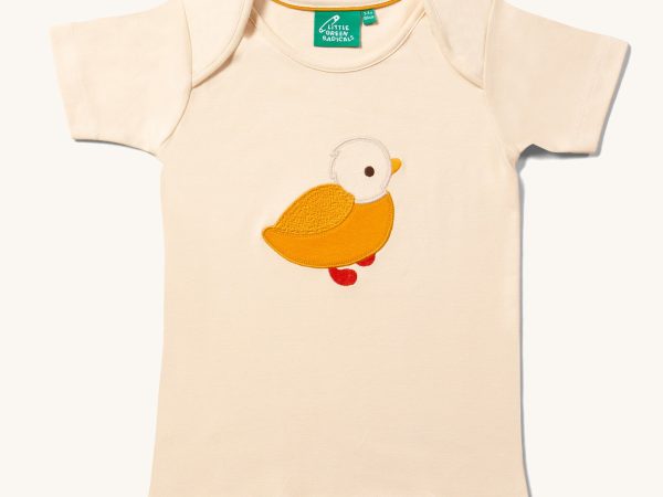 Little Green Radicals Applique Short Sleeve T-Shirt - Little Duck