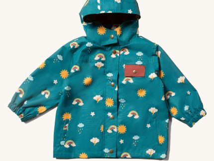 Little Green Radicals Waterproof Raincoat - Rainbow Days