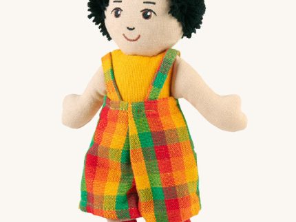 Lanka Kade Boy Doll - White Skin, Black Hair