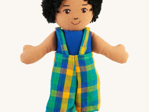 Lanka Kade Boy Doll - Brown Skin, Black Hair
