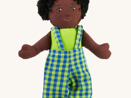 Lanka Kade Boy Doll - Black Skin, Black Hair