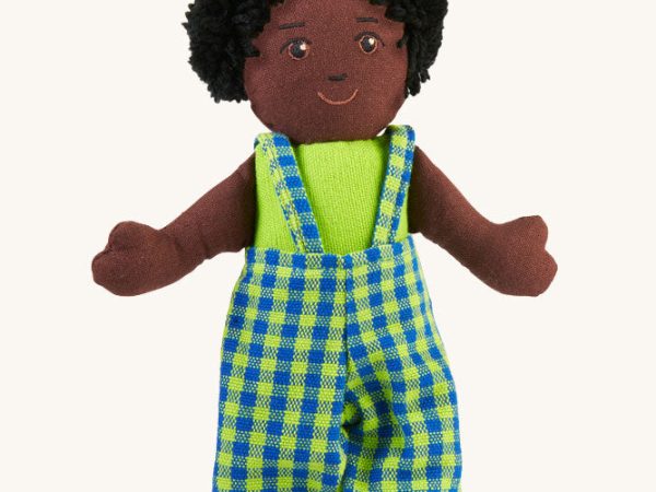 Lanka Kade Boy Doll - Black Skin, Black Hair